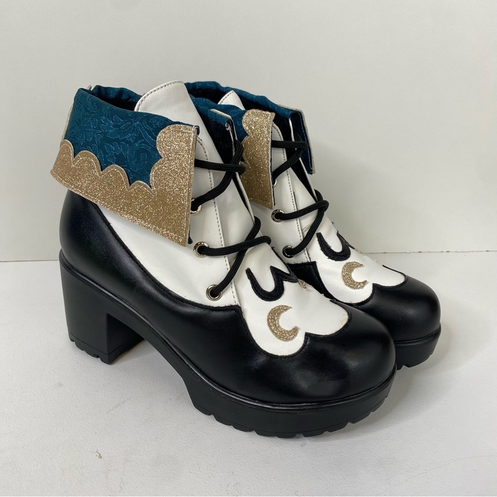 NWOT Genshin Impact Size 4 Barbara Gunnhildr Cosplay Boots Shoes Halloween